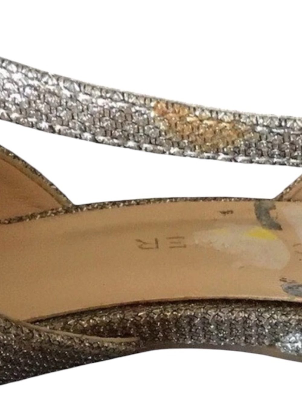 Marc Fisher Kaylane sparkly heels event evening holiday Size 9 - Picture 8 of 9